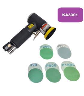 50mm Pneumatic Orbital Mini Sander with Mini Abrasive Discs