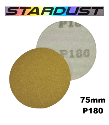 75mm hook and loop abrasive discs - Grit P80 to P500 - packs of 10 or 50