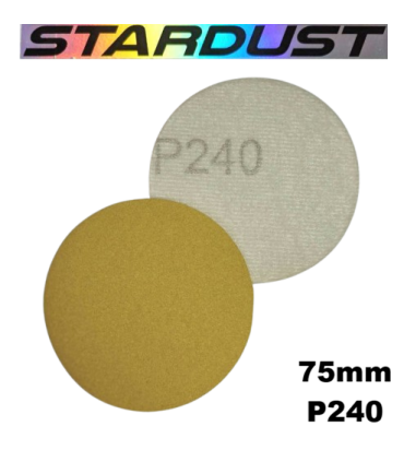 75mm hook and loop abrasive discs - Grit P80 to P500 - packs of 10 or 50