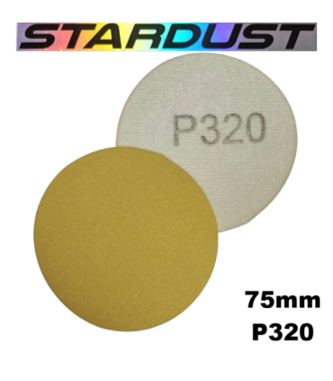 75mm hook and loop abrasive discs - Grit P80 to P500 - packs of 10 or 50