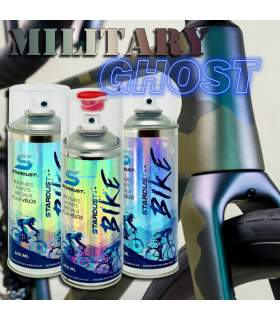 MILITARY GHOST effect bike paint – matt pearlescent finish