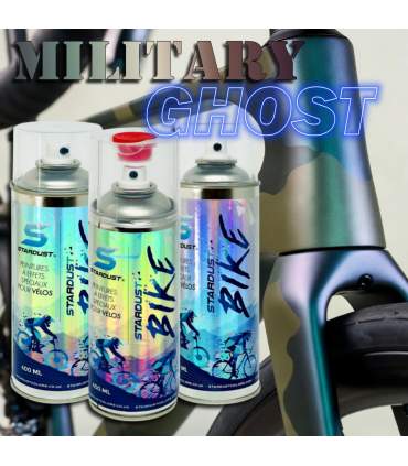 MILITARY GHOST-effect bike paint kit – 16 colour combinations