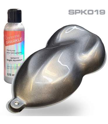 AIRBRUSH METALLIC PAINT - 9 COLOURS - 125ML - ultra-fine solvent-based formulation