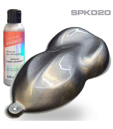 AIRBRUSH METALLIC PAINT - 9 COLOURS - 125ML - ultra-fine solvent-based formulation