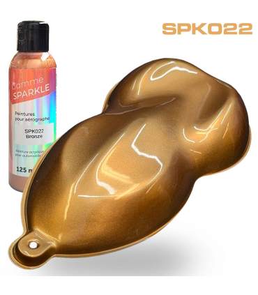 AIRBRUSH METALLIC PAINT - 9 COLOURS - 125ML - ultra-fine solvent-based formulation