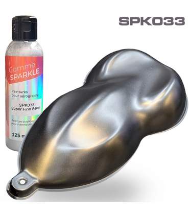 AIRBRUSH METALLIC PAINT - 9 COLOURS - 125ML - ultra-fine solvent-based formulation