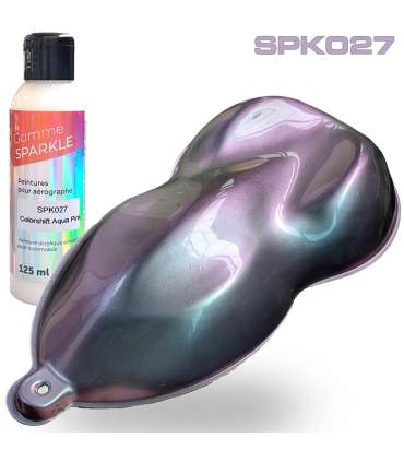 MULTICOLOURED AIRBRUSH PAINT - 7 COLOURS - 125ML