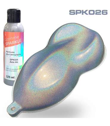 MULTICOLOURED AIRBRUSH PAINT - 7 COLOURS - 125ML