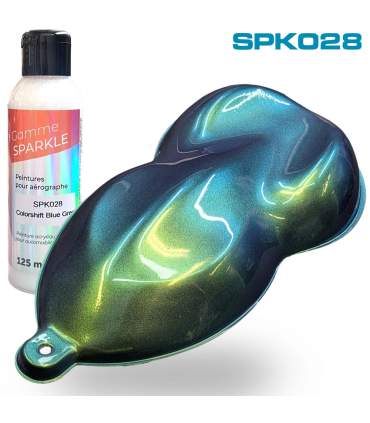 MULTICOLOURED AIRBRUSH PAINT - 7 COLOURS - 125ML