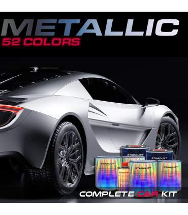 CAR TUNING KIT - METALLIC PAINTS + GOLDEN GOLD-BRONZE-COPPER-ALUMINUM