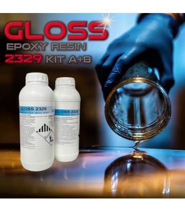 Epoxy glazing resin - Epoxy resin for glazing thicknesses from 1 to 4 mm