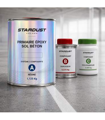 P520 White Epoxy Primer for Concrete Floors – High Adhesion for Epoxy and Photoluminescent Coatings