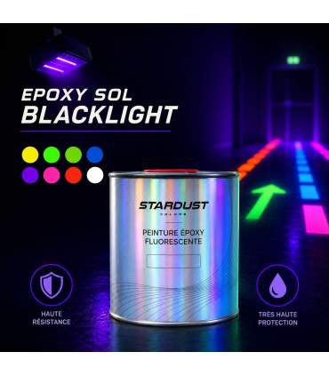 UV2329 Invisible Blacklight Fluorescent Epoxy Paint