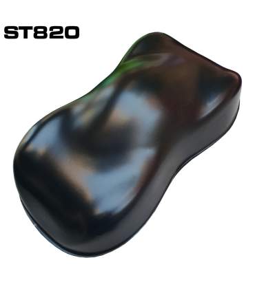 Complete car paint kit in deep matt black