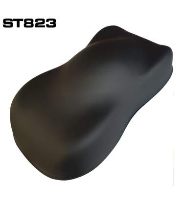Complete car paint kit in deep matt black