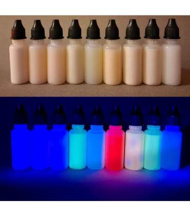 UV-invisible fluorescent ink – Discreet marking and security under black light