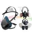 Professional cartridge-style respirator for car painting, model 610
