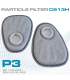 Professional P3 particulate filter for respirators used in painting and sanding