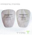 P3 pre-filter for a professional respirator mask for car painting
