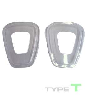 Holding bracket for a pre-filter on a car body’s respiratory mask