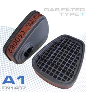 Activated carbon cartridges for professional respiratory masks – protection against organic vapours