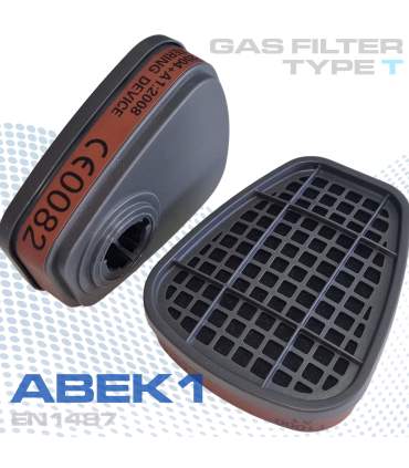 Activated carbon cartridges for professional respiratory masks – protection against organic vapours