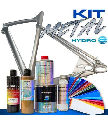 Complete metallic or pearlescent paint kit for bikes – 37 colours to choose from