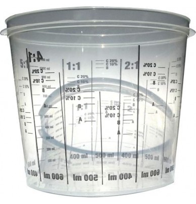 Mixing cup and its lid 1400mL