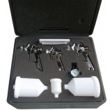 H827 Sprayguns kit  0.8mm-1.4mm-1.7mm