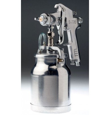 Suction-feed spray gun 1.8mm with container