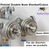 Dual Nozzle Chrome Paint Spray Gun