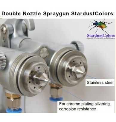 Stainless steel paint spray