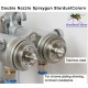 Dual Nozzle Chrome Paint Spray Gun
