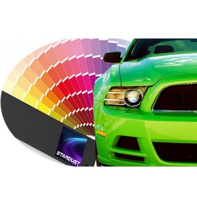 Automotive solvent-based 1K Paint to clearcoat - Manufacturer's colour tone