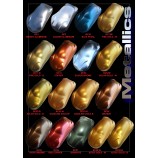 MOTORCYCLE KIT - METALLIC PAINTS + GOLDEN GOLD-BRONZE-COPPER-ALUMINUM