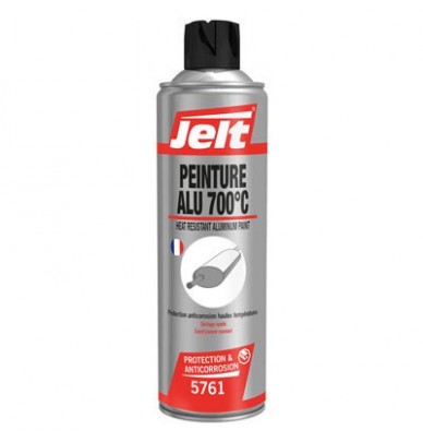 BLACK OR ALUMINUM HIGH TEMPERATURE PAINT 700 °C - SPRAYCAN 400ml