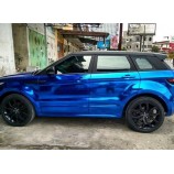 Blue Chrome Covering, Premium Quality Automotive OEM - 1.52m x 18m Roll