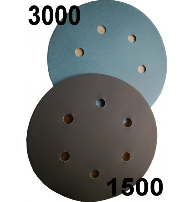 Velcro Sanding Discs, 1500 or 3000 Grit