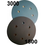 Velcro Sanding Discs 150mm, 1500 or 3000 Grit