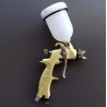 Mini Spray Gun SAT HVLP Premium Gold 0.8mm + 1.0mm