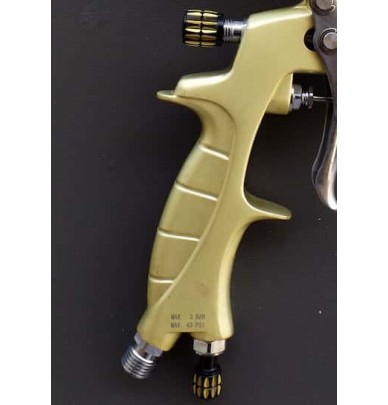 Mini Spray Gun SAT HVLP Premium Gold 0.8mm + 1.0mm