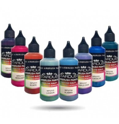 Pearl Metallic Series – 35 Airbrush Acrylic-Polyurethane Paints