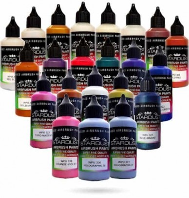 Chameleon Series – 20 Stardust® Airbrush Acrylic-Polyurethane paints