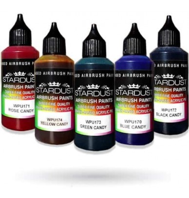 Candy Series - 11 Airbrush Transparent Acrylic-Polyurethane Colours