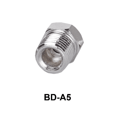 Adapter fitting for threads from 1/4" to 1/8"