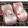 Pink gold metallic paint