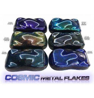 Transparent Cosmic Flakes - 5 colours