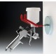 Metal and magnetic paint gun holder