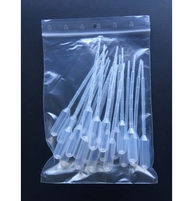 Graduated filling pipettes 1ml by 20