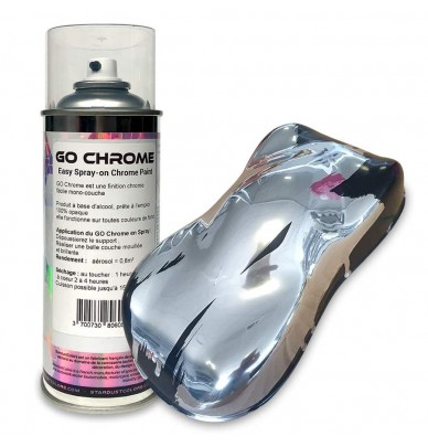 Easy Chrome paint - brush-on spray-on mirror effect